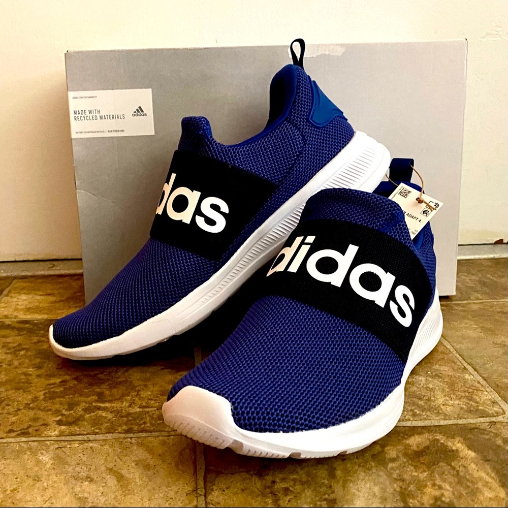 NWT Adidas Men’s Lite Racer Adapt 4.0 Slip On | Size 10.5 | Blue